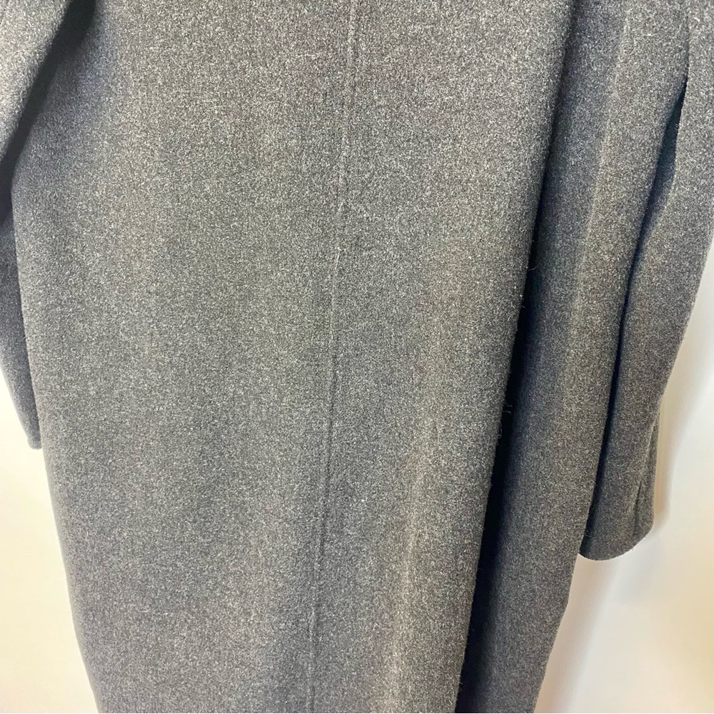 Uniqlo grey wool blend hooded coat - Picture 7 of 10